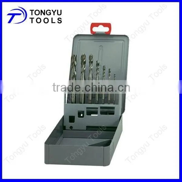 7pcs HSSG-Machine tap drill set 2380 DIN 371 Eventus 10366 Thread type M3 - M12
