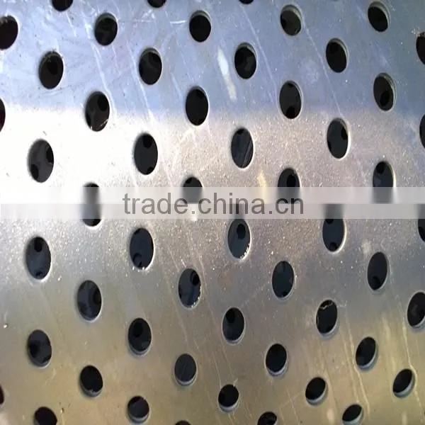 China Manufacturer Building Material Galvanized Spiral Perforated Pipe