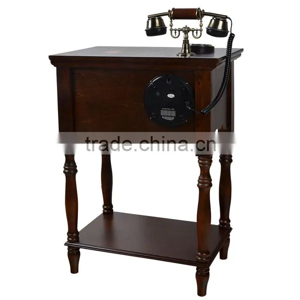 Wooden Table Vintage Home Decor Table Telephone Desk photo-2