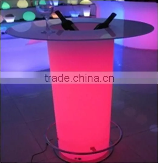 XV-6011-BTB LED illuminated glowing cocktail table bar table hight table for bar club party weddding event