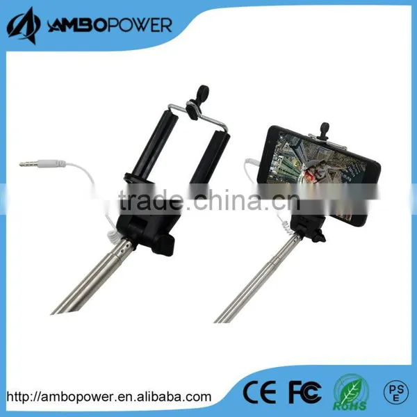 Selfie Stick With Bluetooth Shutter Button