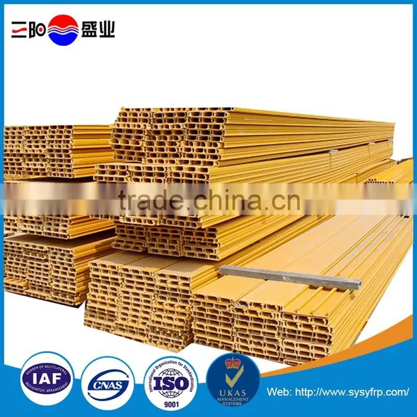Fire Resistant Insulated Fiberglass FRP Pultrusion Profiles photo-4
