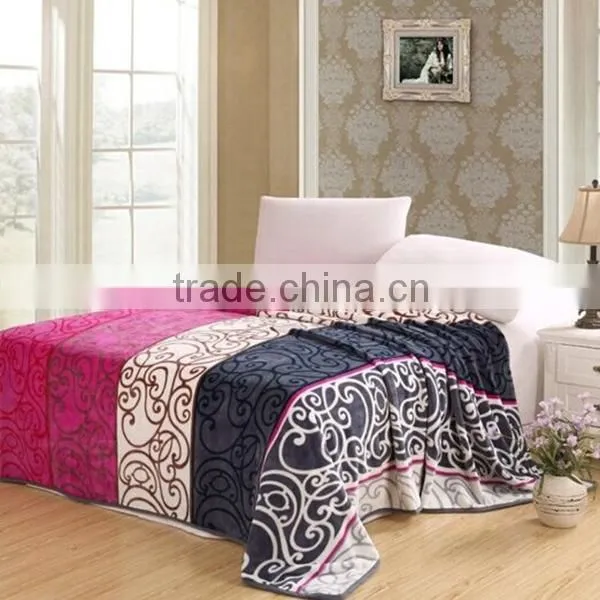 Super Soft and Warm Flannel Wedding Blanket From Blanket Manufacturer photo-2