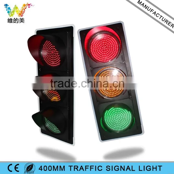 China Supplier 400mm Driveway Cross Traffic Red Green Yellow Signal Light