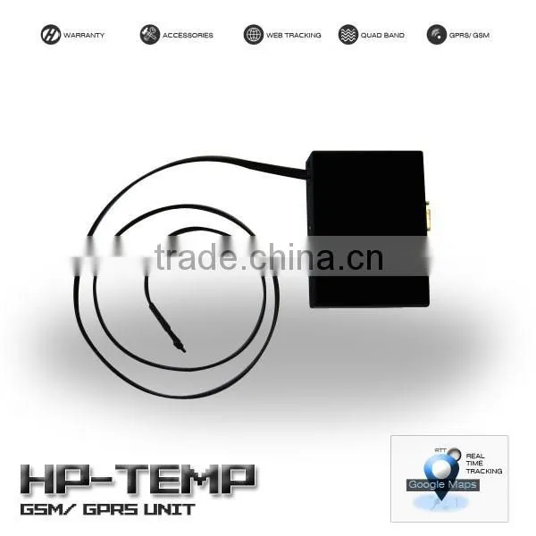 Trucks GPS Tracker, Temperature Sensor, Temperature Excess Alert, Temperature Reports, Export Data to Excel, Data Logger- HPTEMP