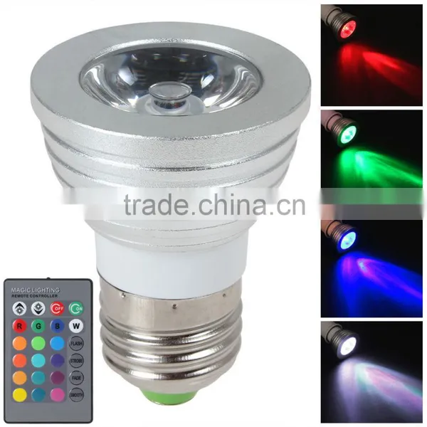 Energy Star Led E27 Remote Control 16 Color Led Rgb Bulb Light Led Bulb photo-2