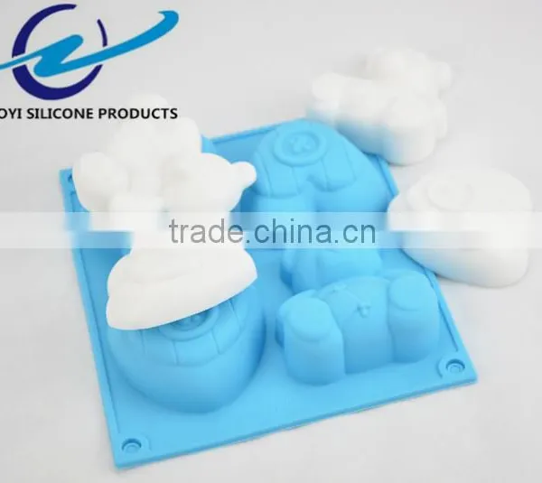 4 Even the Bear& Love Shape Silicone Cake Mould Bakeware Tool photo-5