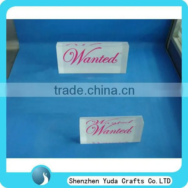acrylic logo brick perspex brick perspex brand brick