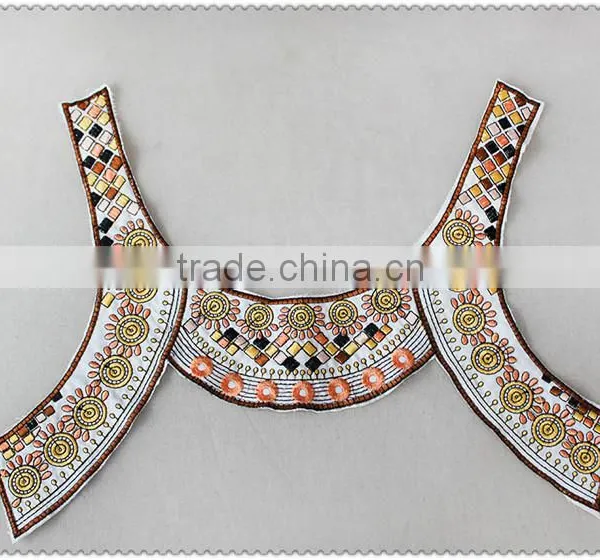 New Design Embroidered Necklace, Ethnic Colourful Embroidered Collar. Women's Garment Collar photo-6