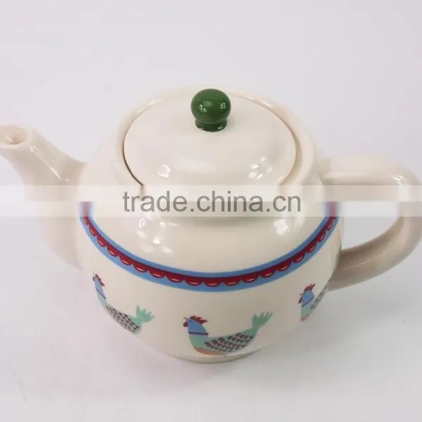 Customized Chicken Design Eco Friendly Ceramic Tea Pot photo-2