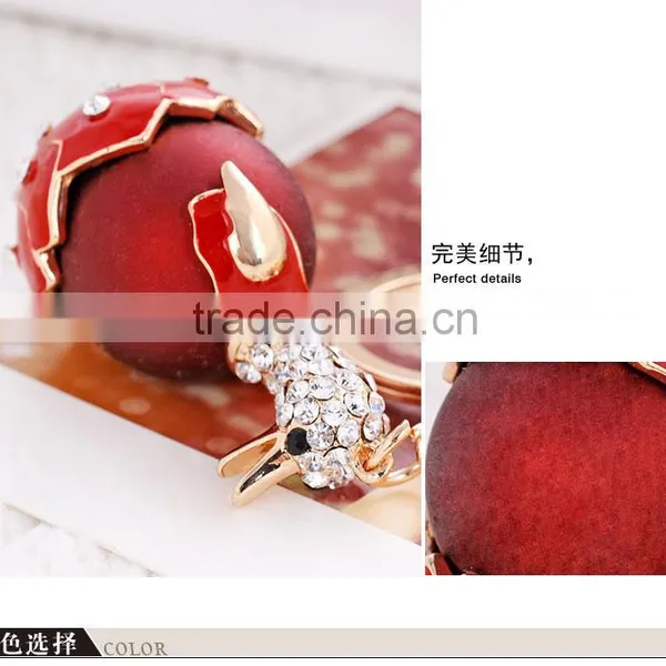 Sparkling Keychain Blingbling Crystal Rhinestone Handbag Charm for Cat Animal Lovers Diamond Kitty Key Ring/Chain photo-5