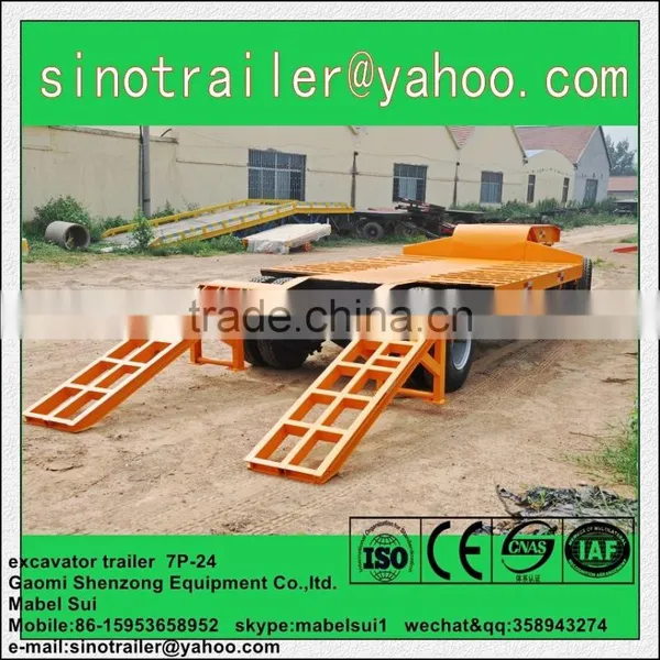 Flatbed Trailer for Transport Excavator/crane/transformer photo-3
