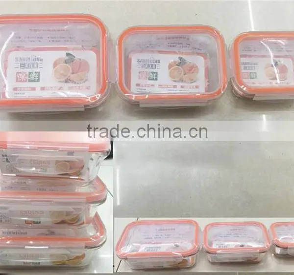 Hot Sale Multifunctional Round Shape Fresh Box for Food Glass Box photo-4