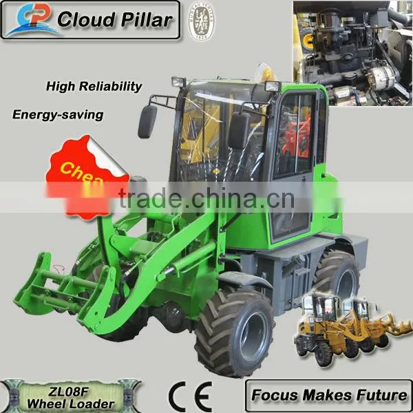 Cloud Pillar Brand 0.4cbm Zl08f Mini Wheel Loader