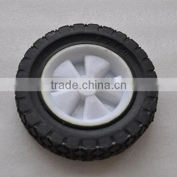 6" x 1.5" Plastic Trash Can Wheels/garbage Bin , Waste Basket