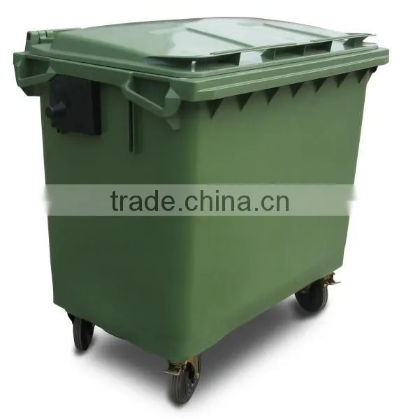 660l Mobile Garbage Bin/wheelie Bin/recycling Bin