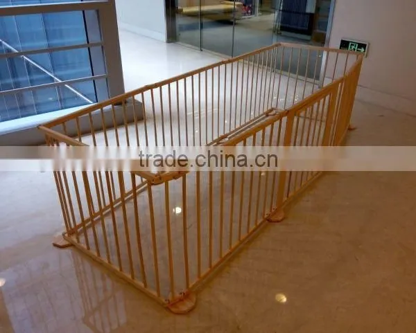 Foldable Baby Playpen Wooden photo-4