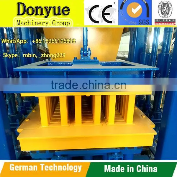 Habiterra Block Machine Qt4-25 Automatic Hydraulic Concrete Block Making Production Line Price photo-6