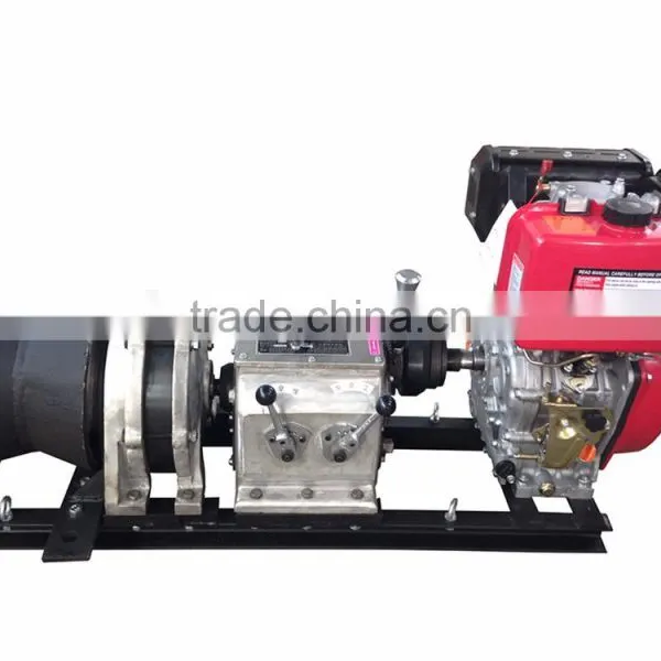 5 Ton Fast Speed Shaft Driven Diesel Cable Pulling Winch photo-2