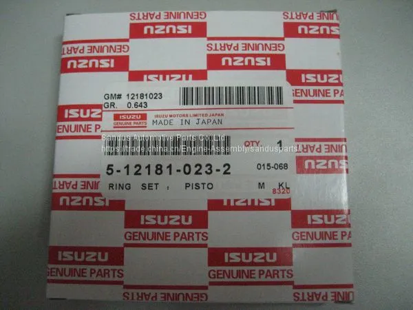 Isuzu Piston Ring 5-12181-023-2 For Japanese Vehicles photo-2