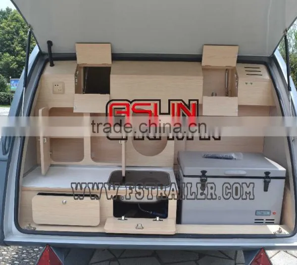 Hot Selling Fibber Glass Mini Caravan Trailer photo-3