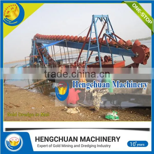 High Efficient Gold Dredger &amp Mining Equipment Chain Bucket photo-5