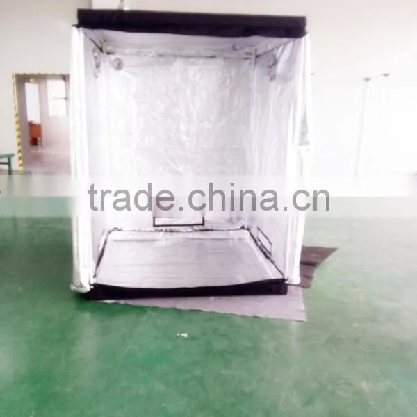 Wholesale Eco-friendly Lightproof Reflective Mylar 600D Plant Grow Room Grow Box Grow Tent Indoor 150X150X200 CM photo-2