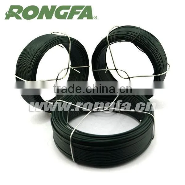15m 20m 30m Green Plastic Coated Garden Round Iron Wire photo-6