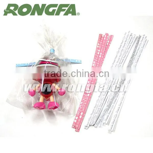 4mm x 15cm Printed Color Twist Ties photo-5