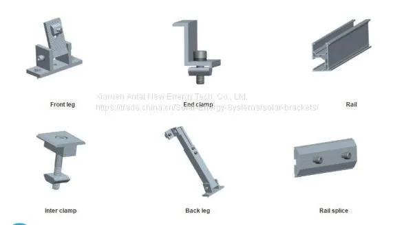 Adjustable Solar Roof Mounting System for Flat Concrete Roof or Tin Roof