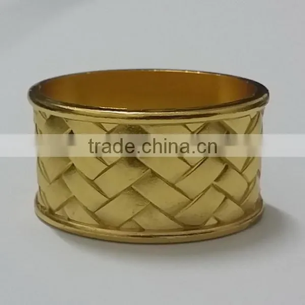 Gold Plated Serviette Holder Ring ,napkin Ring photo-2
