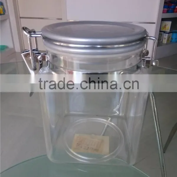 Clear Plastic Airtight Canister, Food Storage Jar , Storage Box photo-3