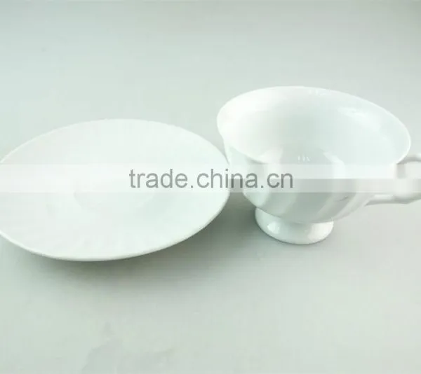 Cheap Wholesale Porcelain Coffee Tea Set Tableware Cup and Saucer photo-2