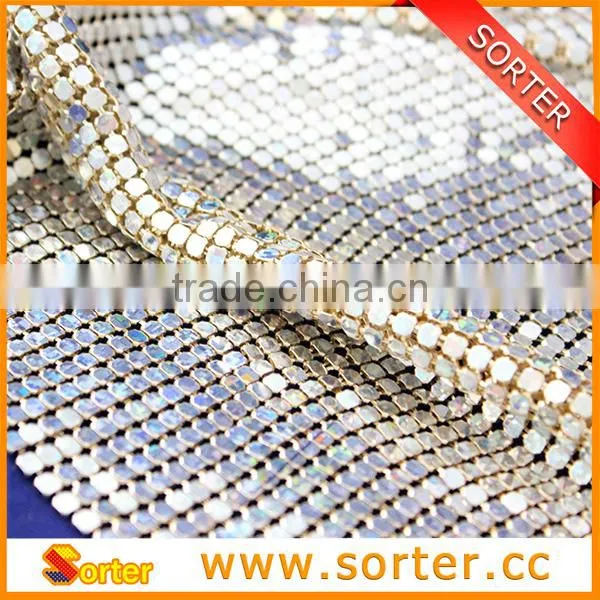 2017 New Arrival Woven Metallic Sequin Fabric photo-5
