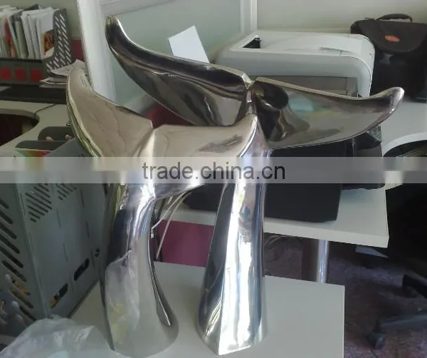 Outdoor Large Stainless Steel Maple Leaf Sculpture for Sale photo-3