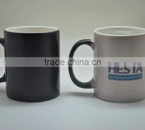 Promotional Design Changing Color Ceramic Cup photo-2