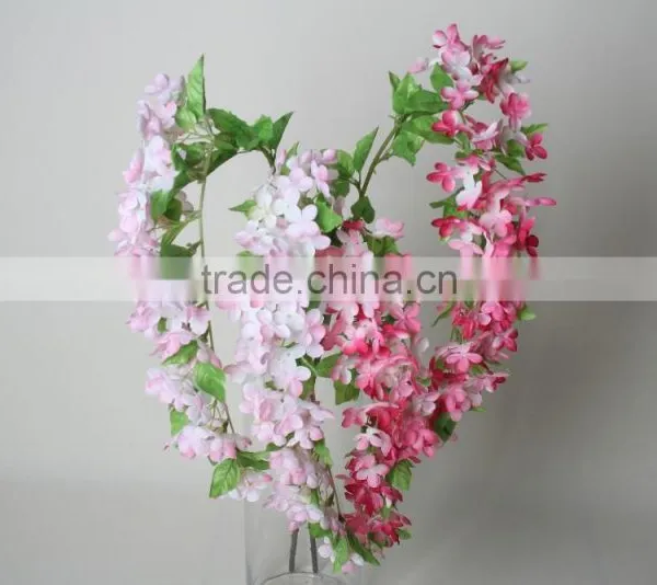 Cheap Fabric Wisteria Artificial Decorative Wisteria Flowers for Wholesale photo-5