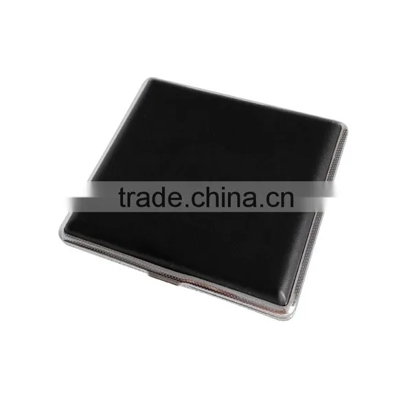 20pcs Capacity Cigarette Case, PU+Stainless Steel Metal Cigaette Case,Metal Cigarette Case photo-3