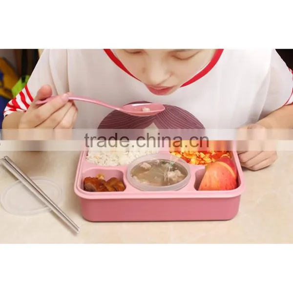 Plastic Lunch Box Bento Lunch Box for Kids photo-5