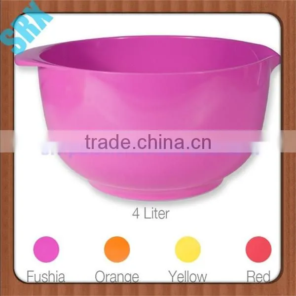 Custom Make Eco-Friendly Feature and Melamine Mixing Plastic Bowl With Handle photo-2