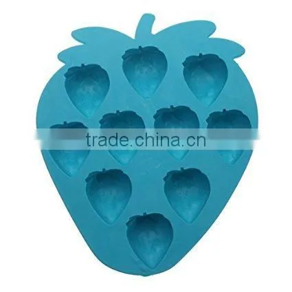 11098 Popular Baking Tools Silicone Strawberry Shape Cake Moulds photo-4