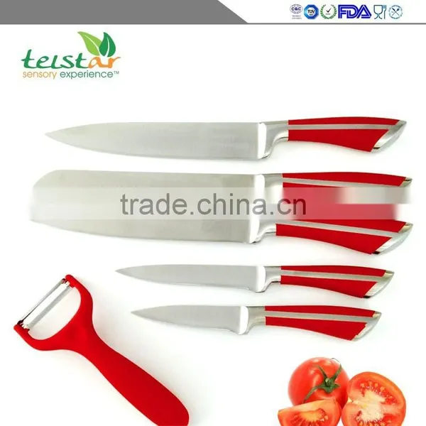 Manufacturers Selling 6 Sets of High-grade Gift Box Packaging Painted Stainless Steel Paring Knife