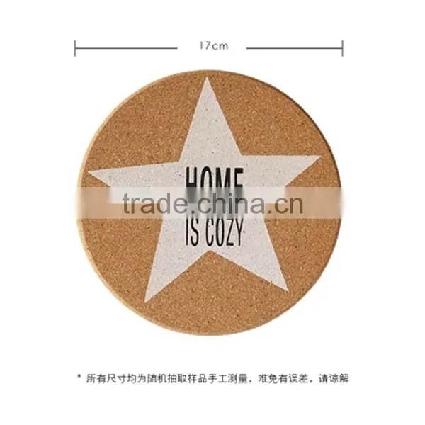 Custom Sublimation Blank Cork Coasters Soft Wood Coasters Coffee Cups Mats photo-4