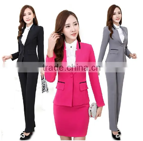 New Design Customized OL Ladies Working Suit WMLSU20150030 photo-2