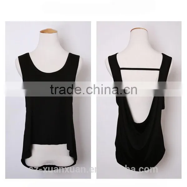 2017 Wholesale Women Gym Tank Sports Fitness Shirt Yoga Top