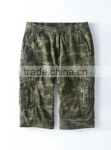 Mens Multi-pocket Camouflage Work Trousers