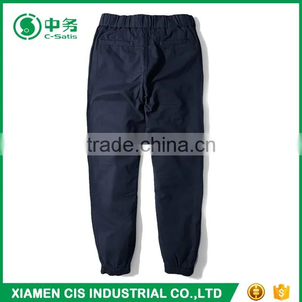 2017 New Fashion Long Style Pure Cotton Track Pants Mens Blank Jogger Pants photo-6