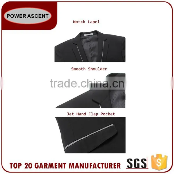 Fashionable Men 2-Button Trim Business Suit With Promotional Price photo-3