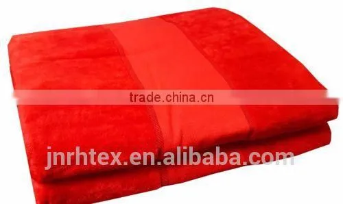 Customize Logo 100% Thin Cotton Velour Bath Towels photo-5