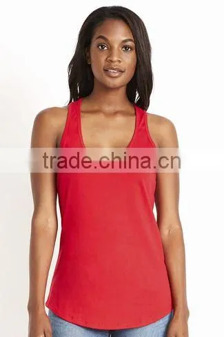 Next Level Apparel Women's Gathered Racerback Tank Top - 60% Combed Ring-spun, 40% Polyester Jersey and Comes With Your Logo photo-4
